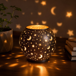 Celestial Pattern Candle Holder