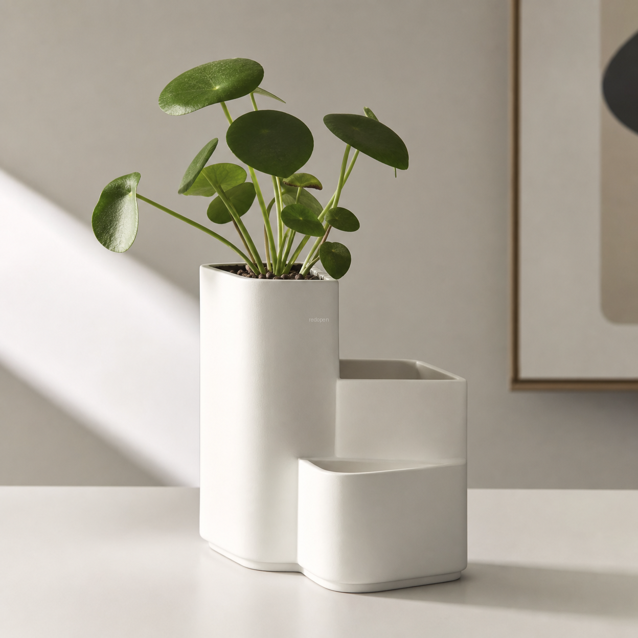 Modernist Asymmetric Flower Pot