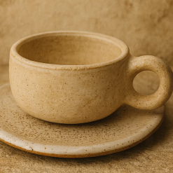 Rustic Sandstone Handmade Tea Set