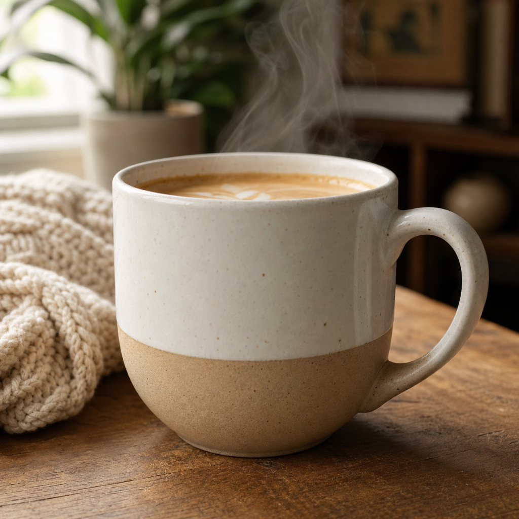 large stoneware latte mug 16oz