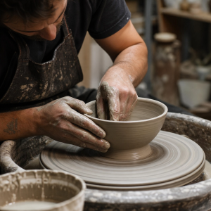 pottery wheel throwing techniques for beginners